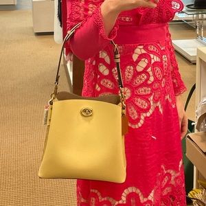 Coach shoulder or crossbody yellow bag. Brand new with tags!